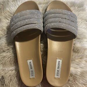Steve Madden jeweled sandals - size 9